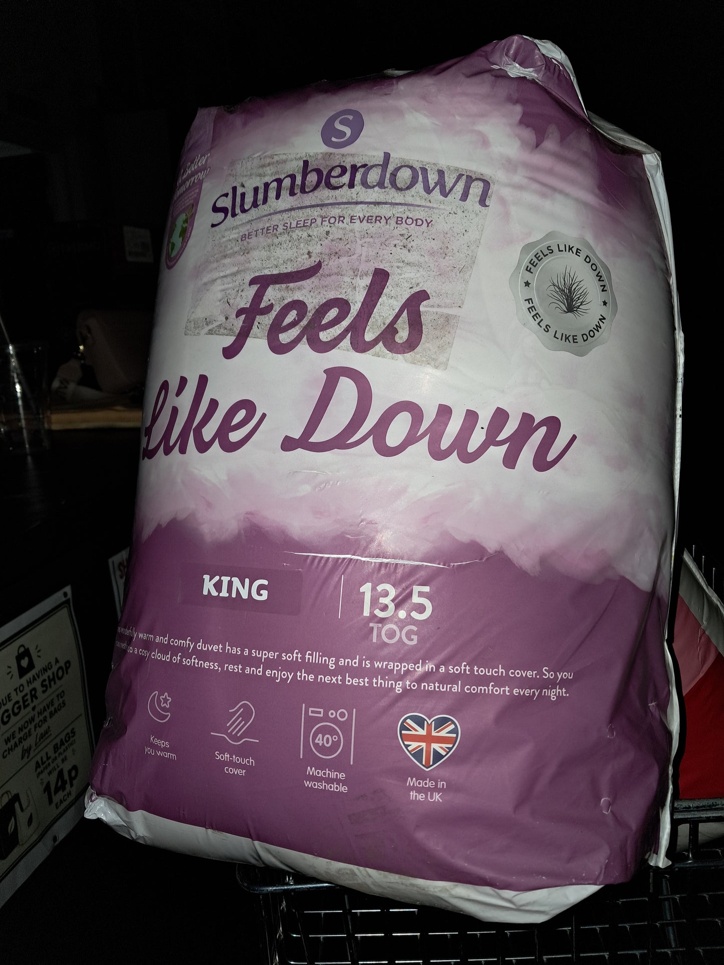 Slumberdown feels like down king 13.5 tog