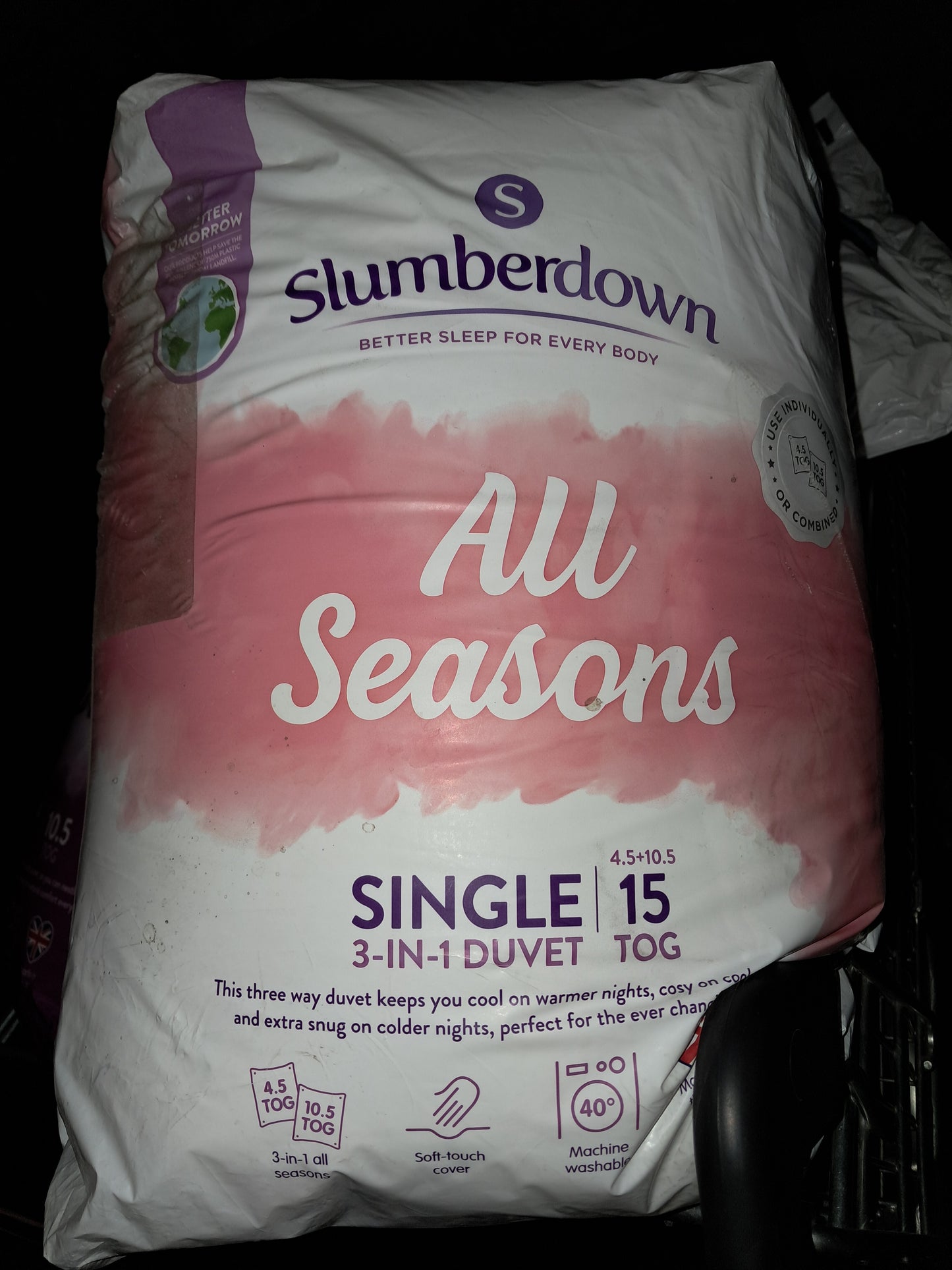 Slumberdown all seasons single 15tog