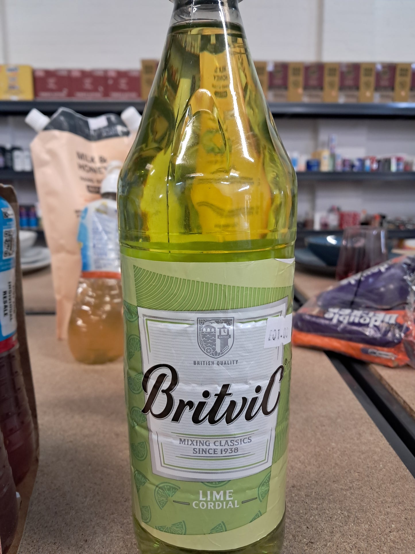 Britvic lime cordial