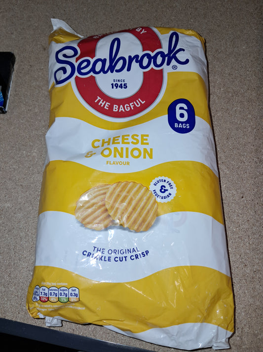Seabrooks cheese and onion