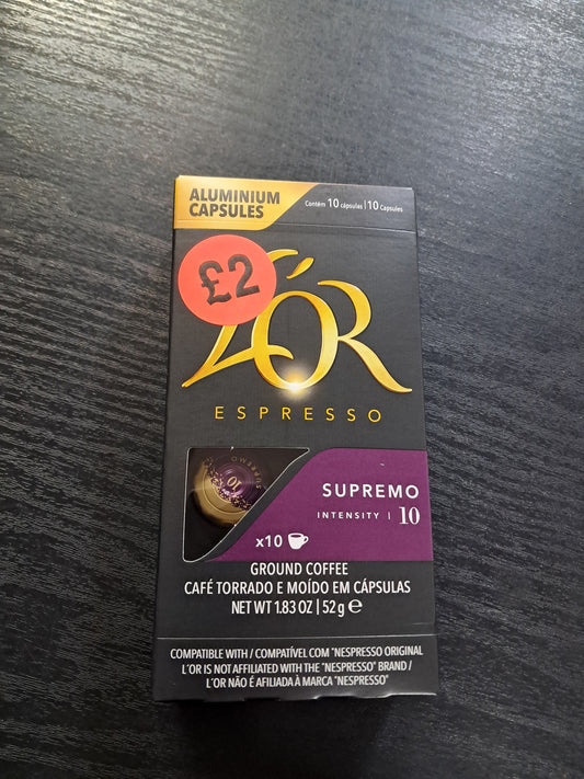 Lor espresso supremo intensity 10