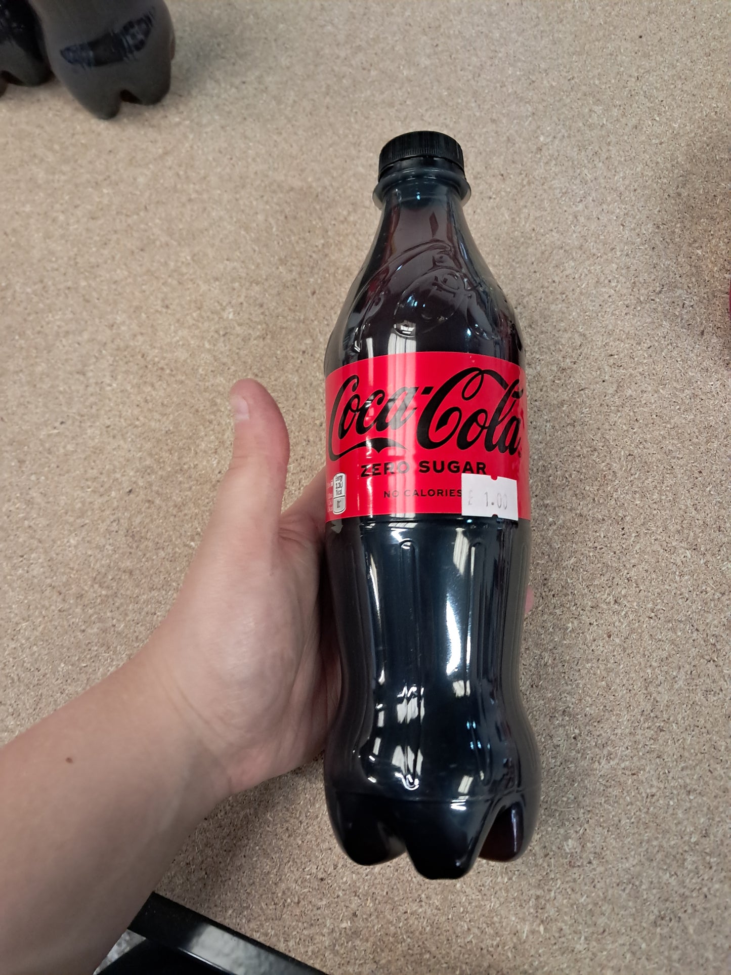 Coca cola zero sugar bottle