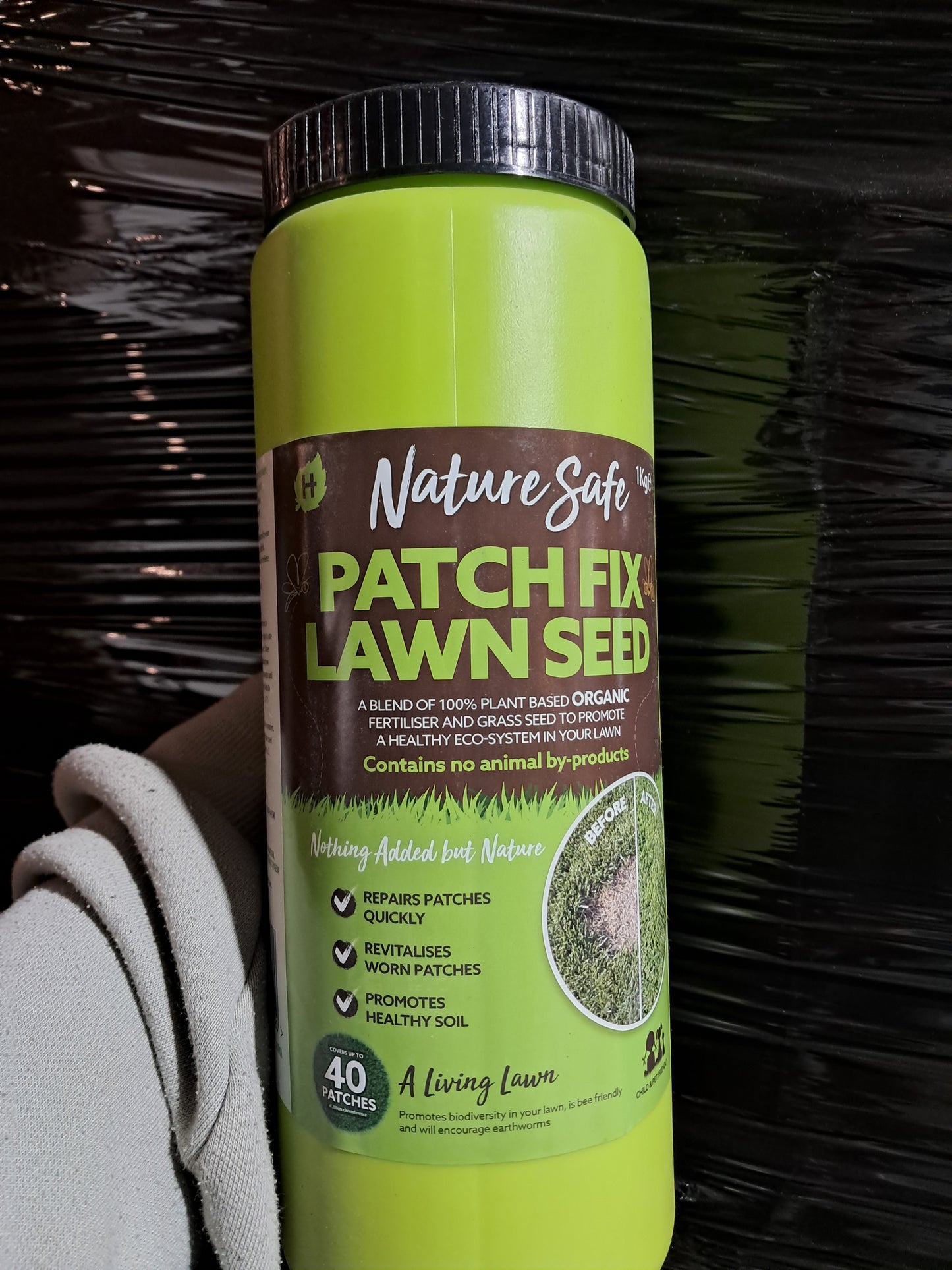 Nature safe patch fix lawn seed 1kg