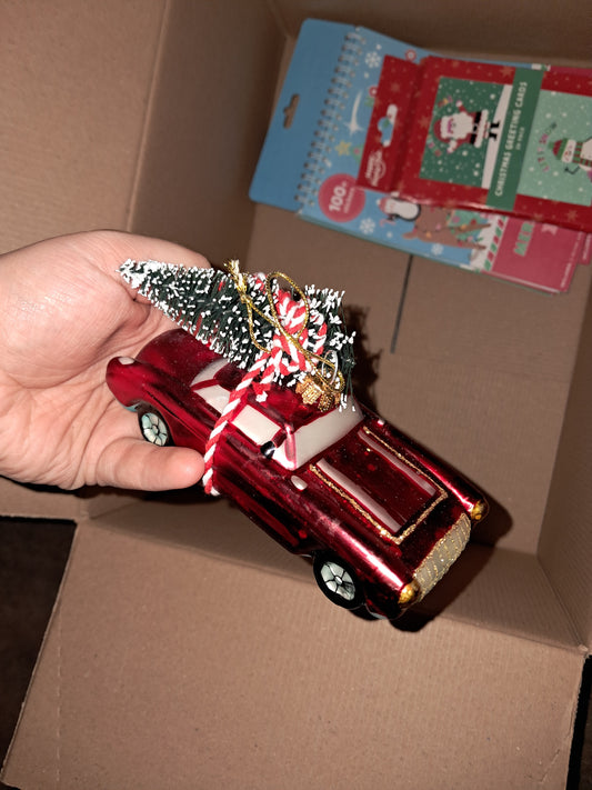 Car GLASS ornaments COLLECTION ONLY!