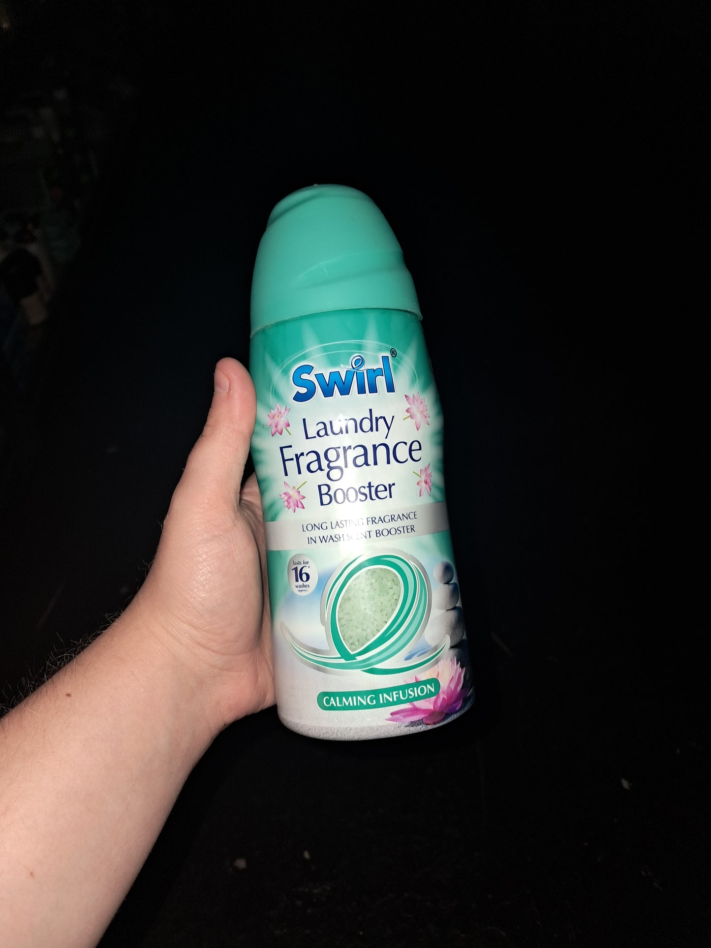 Swirl laundry booster