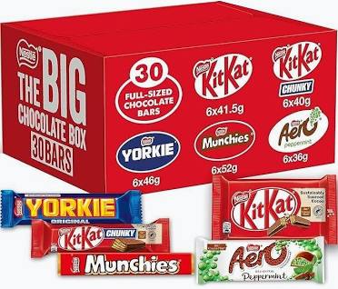 Nestle Chocolate Box  (30 full size)